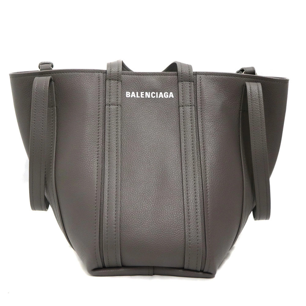 Balenciaga North South Tote Bag GRAY leather
